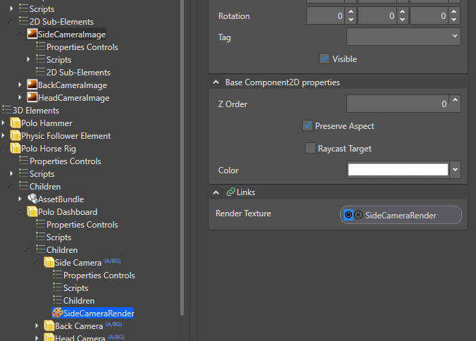 Visualisation d'une liaison